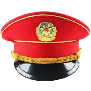 Casquette Anglaise Militaire Rouge