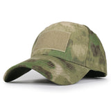 Casquette Homme Militaire Camouflage Vert