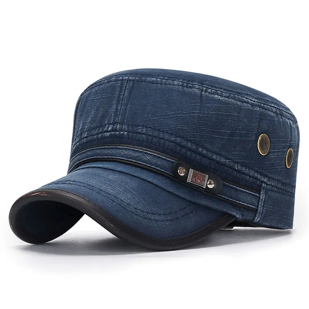 Casquette Militaire Bleu Jean
