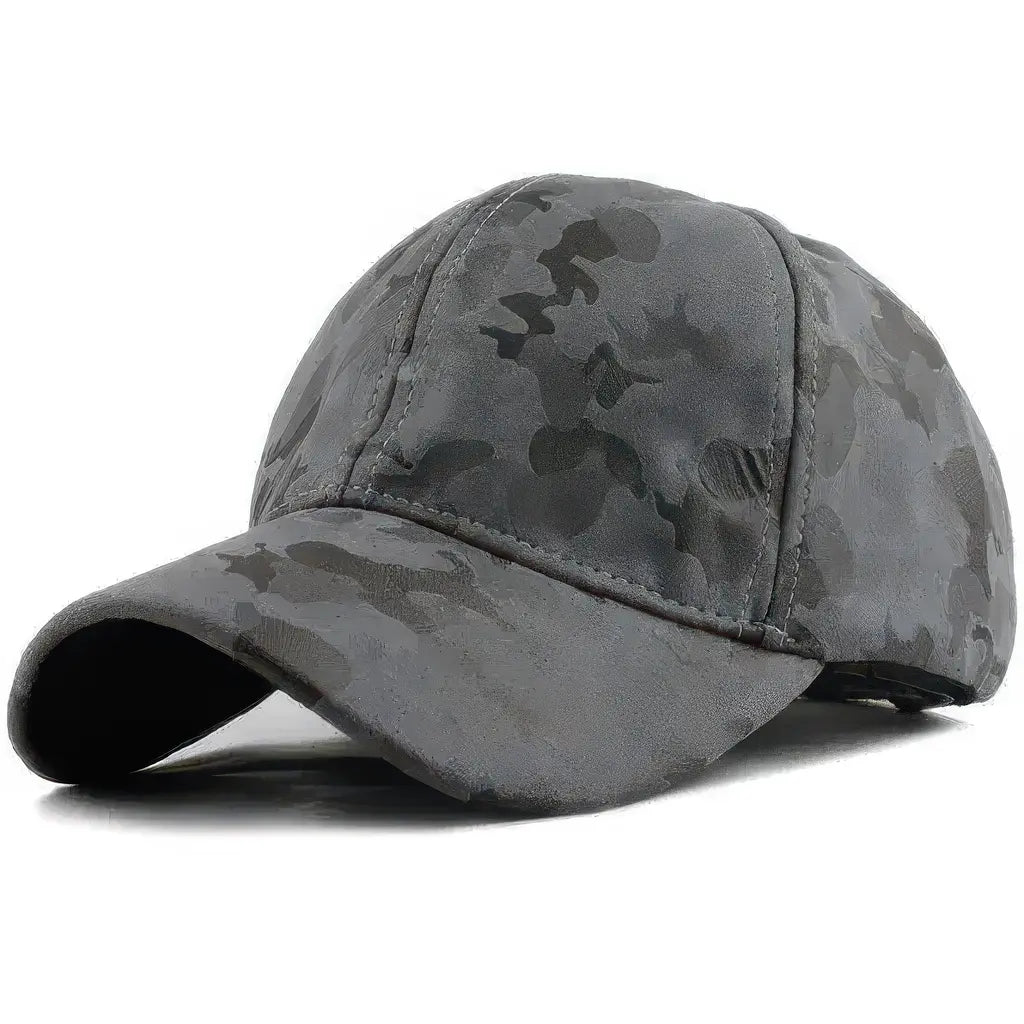 Casquette Militaire Grise avec Camouflage