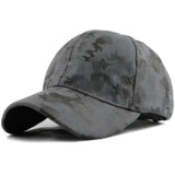 Casquette Militaire Grise avec Camouflage