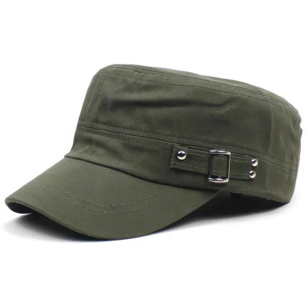 Casquette Militaire Verte Boucle