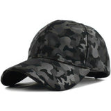 Casquette Militaire avec Camouflage Noir