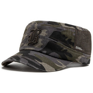Casquette Style Militaire Gris