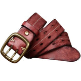 Ceinture Cuir Militaire Marron