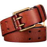 Ceinture Cuir Militaire Marron Clair