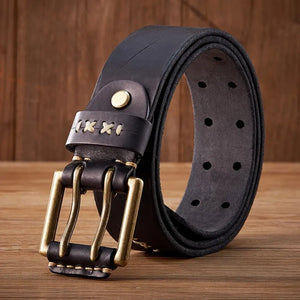 Ceinture Cuir Tactique Noir