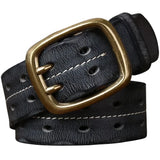 Ceinture Militaire Cuir Noir