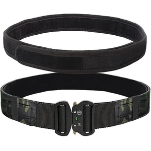 Ceinture Militaire Kaki Noir