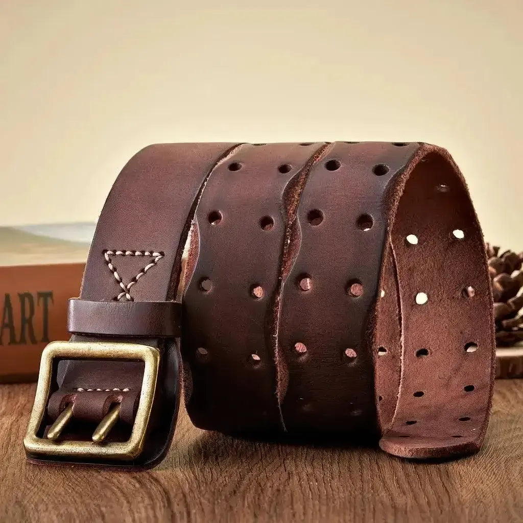 Ceinture Militaire en Cuir de Vache