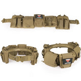 Ceinture Tactique Équipée Coyote