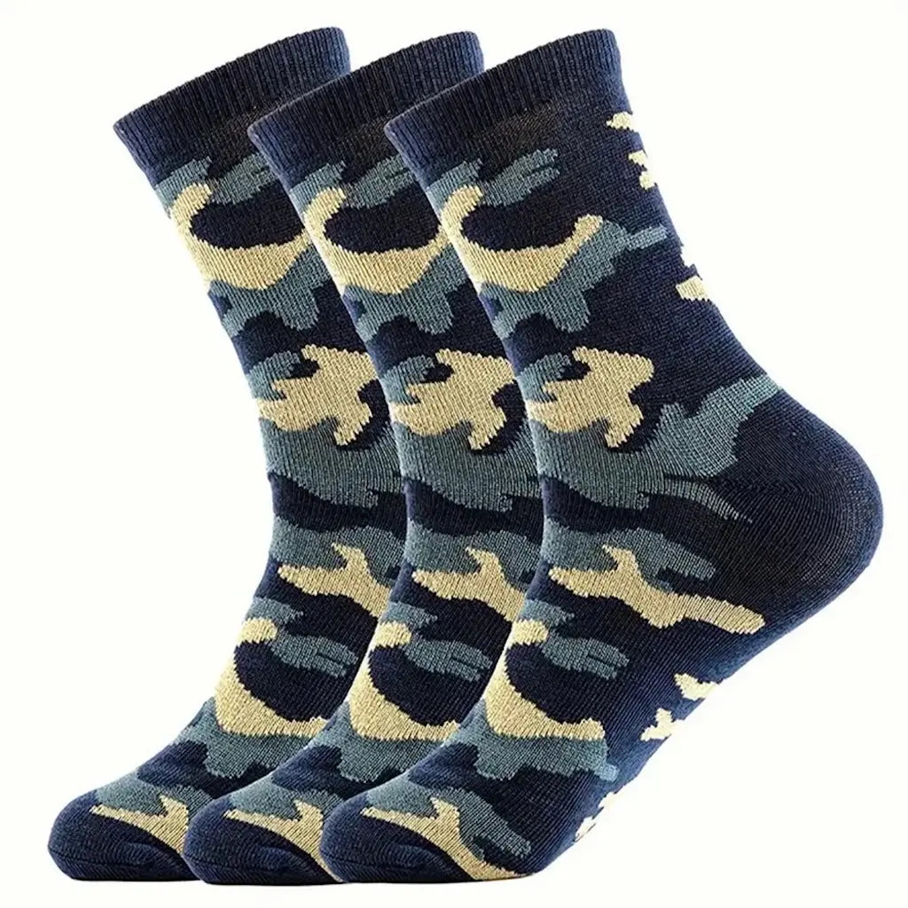 Chaussettes Militaires Hiver Bleues