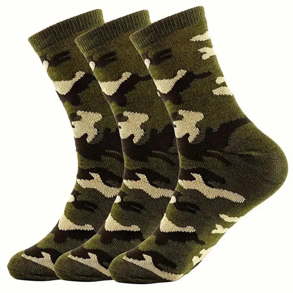 Chaussettes Militaires Hiver Vertes
