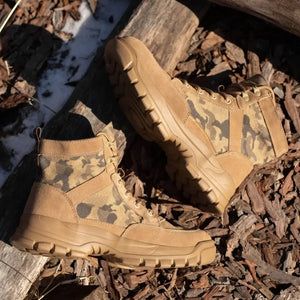 Chaussures Militaires Coquées Marron