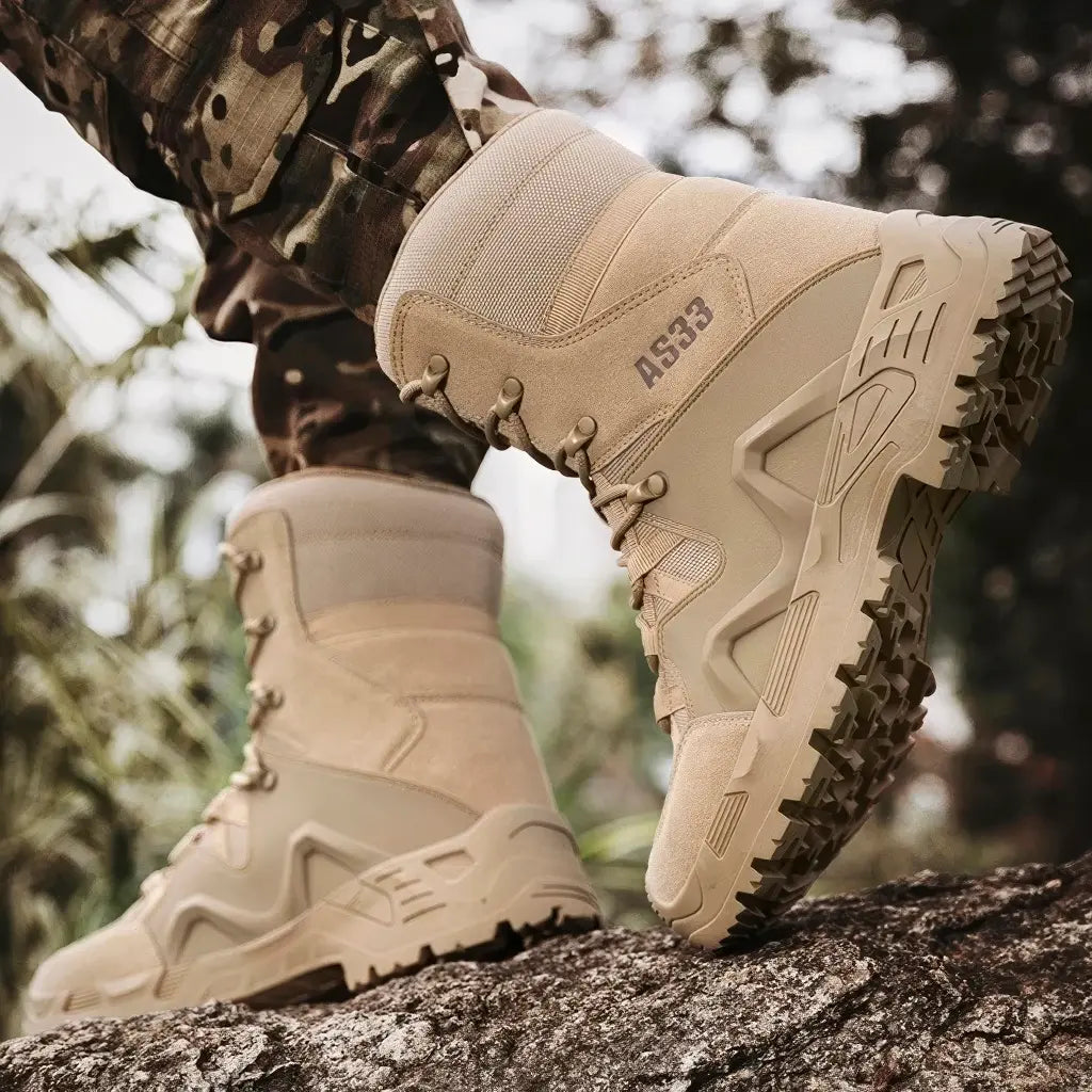 Chaussures Militaires Homme Beiges