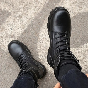 Chaussures Militaires Montagne Noires