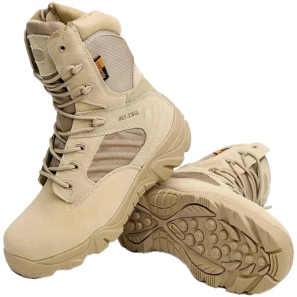 Chaussures Rangers Américaines Beiges