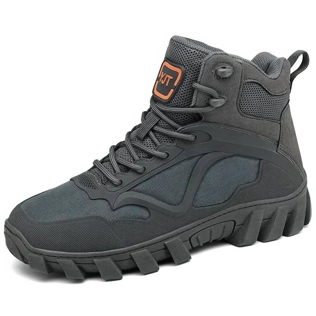Chaussures Rangers Basses Grises
