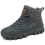 Chaussures Rangers Basses Grises