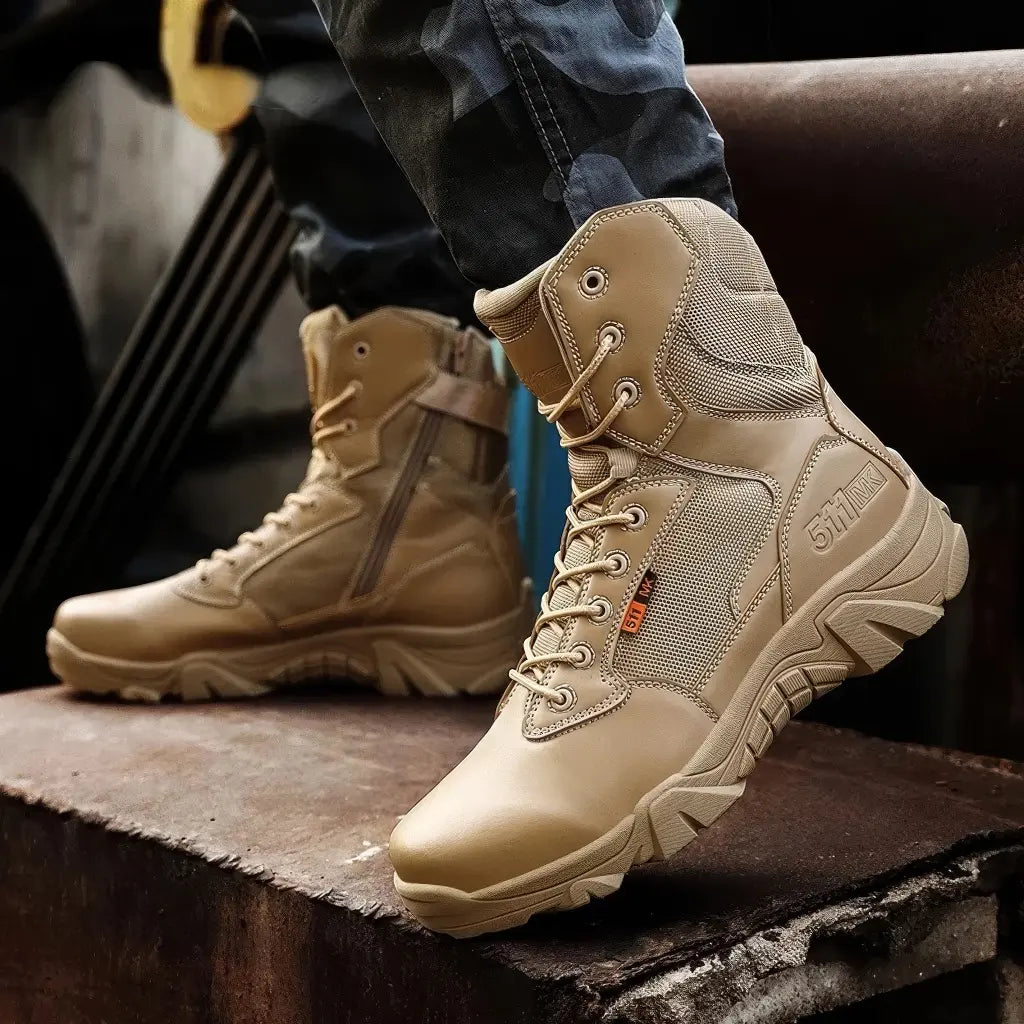 Chaussures Rangers en Cuir