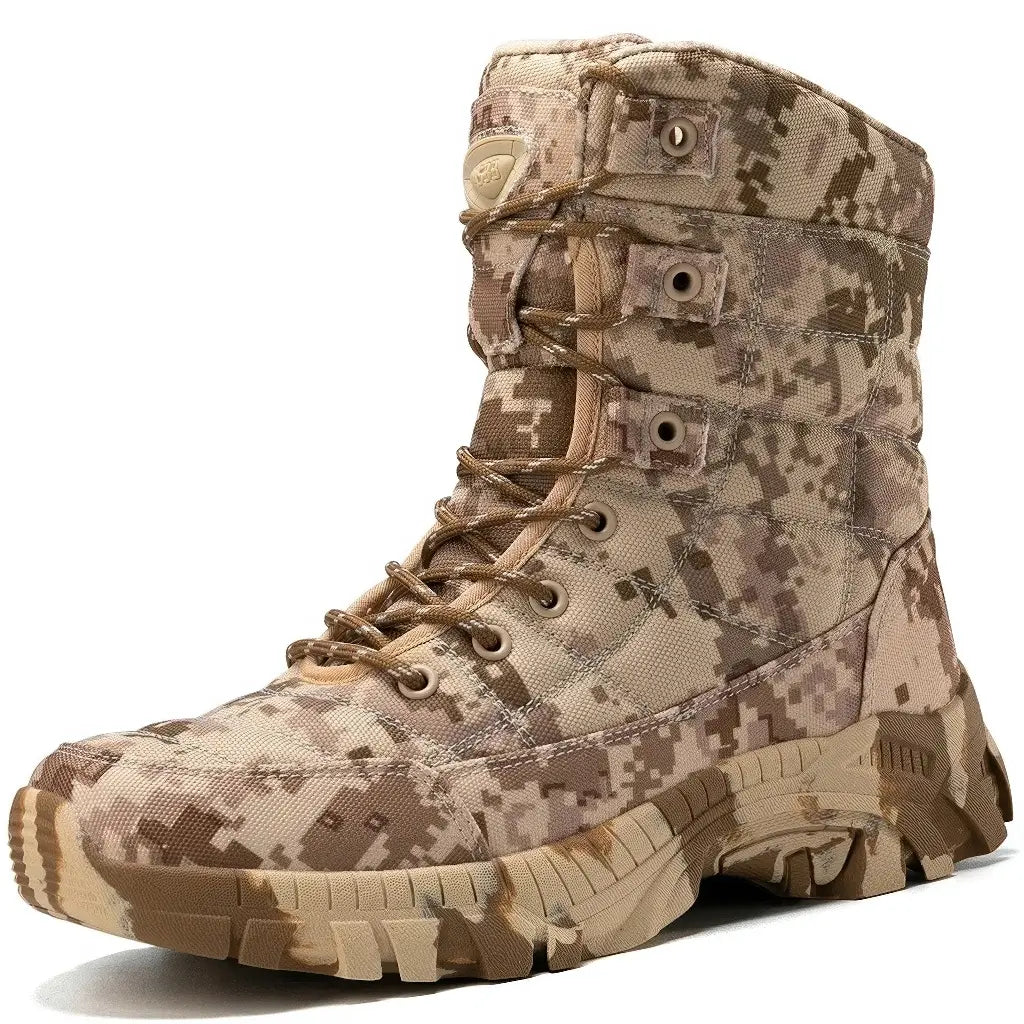 Chaussures Rangers Militaires Homme Beiges