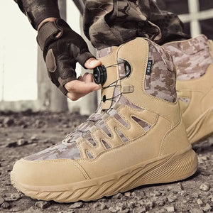 Chaussures de Style Militaire Homme