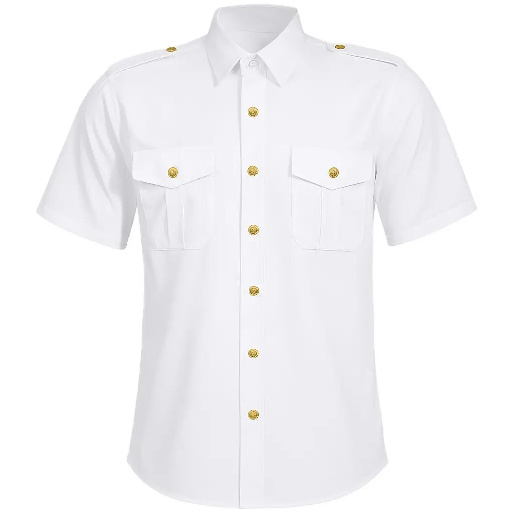 Chemise Blanche Uniforme Militaire