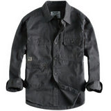 Chemise Grise Militaire Homme