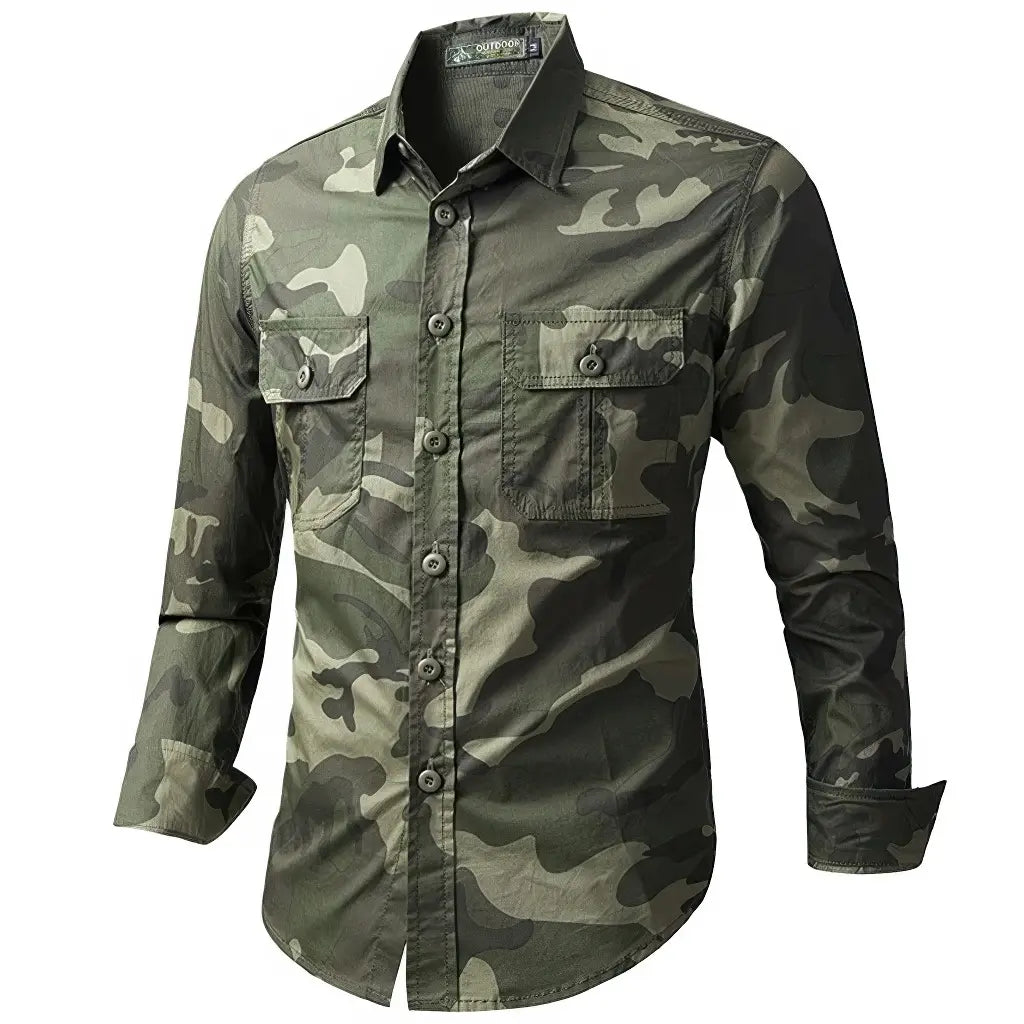 Chemise Homme Style Militaire