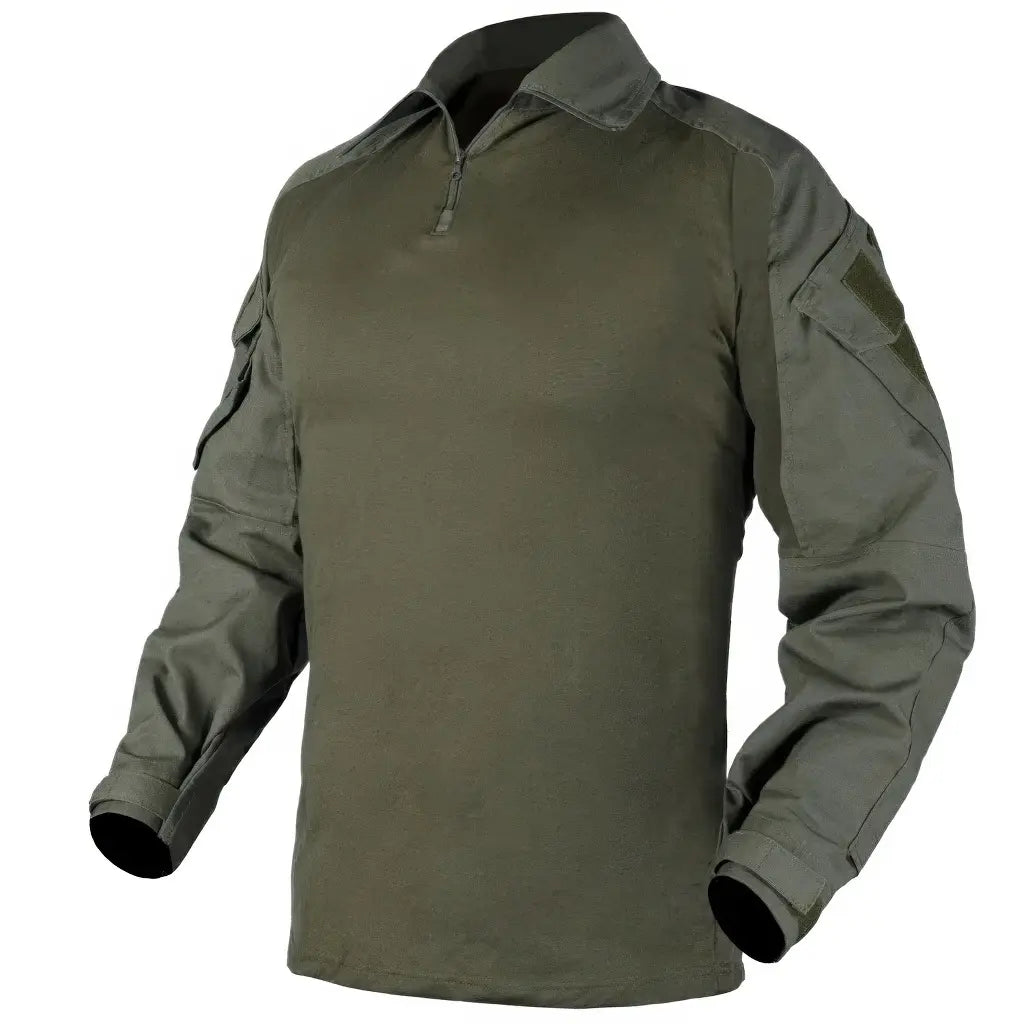 Chemise Kaki de Style Militaire