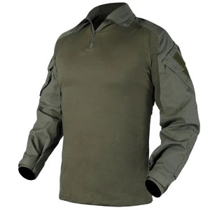 Chemise Kaki de Style Militaire