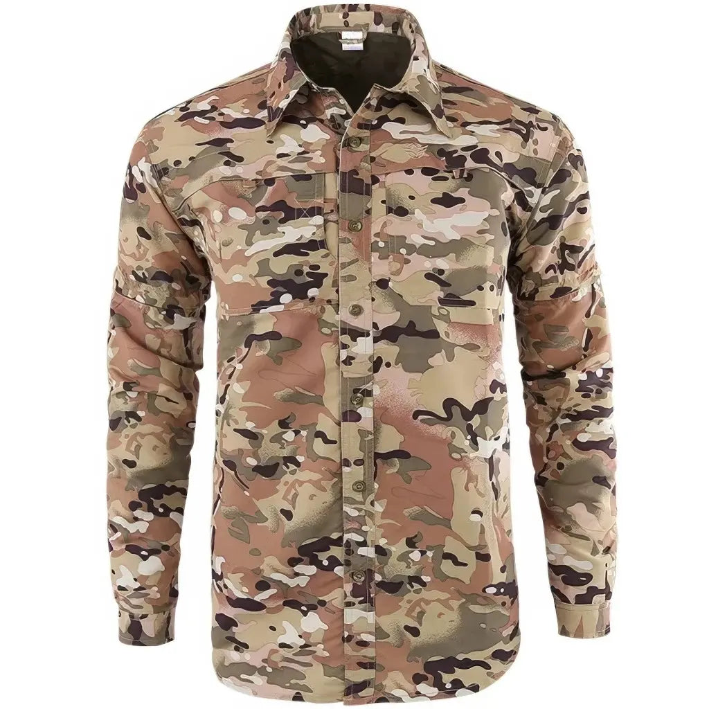Chemise Militaire Américaine Beige