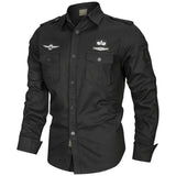 Chemise Militaire Homme Surplus noir