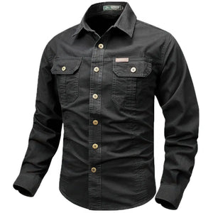Chemise Militaire Noire