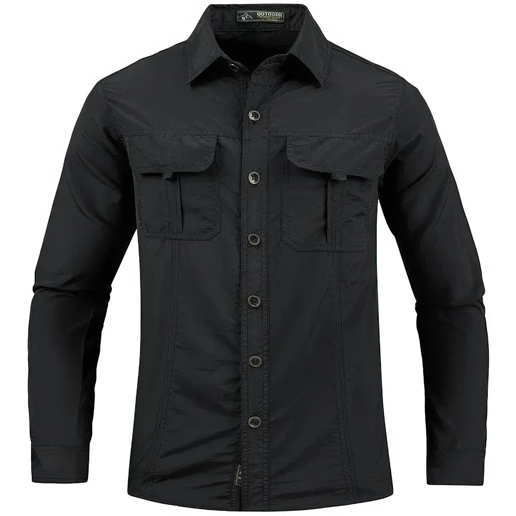 Chemise Militaire Noire