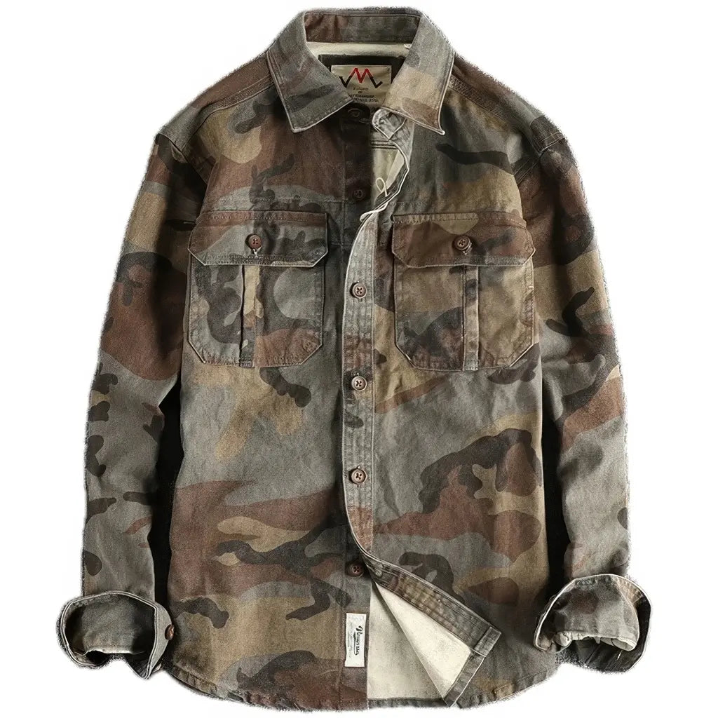 Chemise Motif Militaire