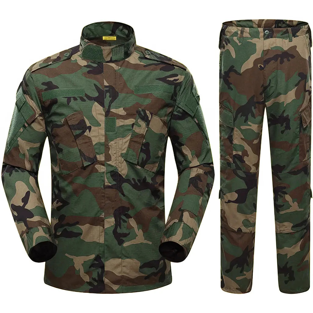 Ensemble treillis militaire complet veste et pantalon