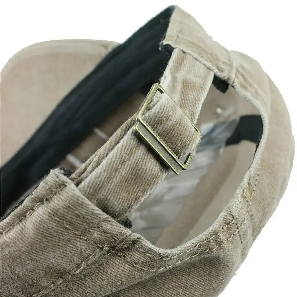 Fermeture Casquette Vintage Militaire