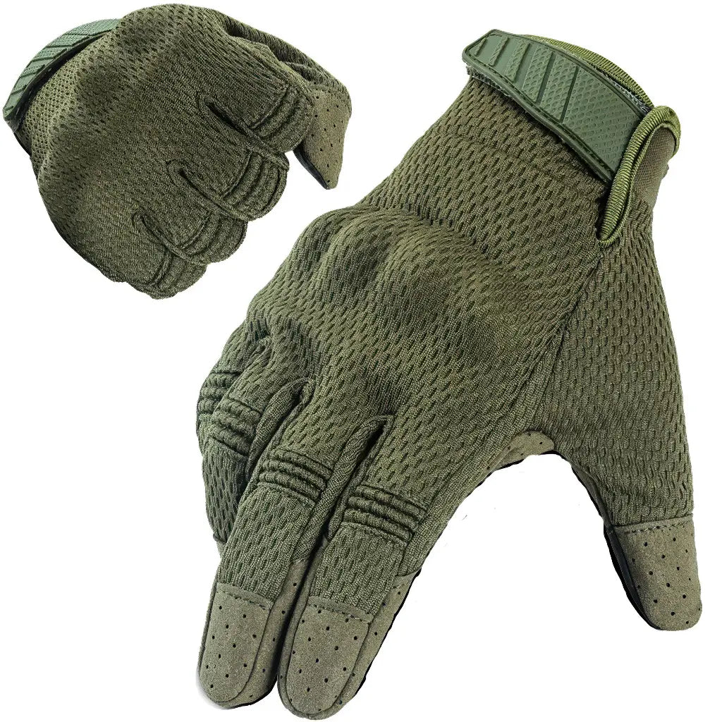 Gants de vélo - 906 Green - Gants tactiques militaires - Design tactile Gants de vélo - 906 Green - Gants tactiques militaires - Design tactile