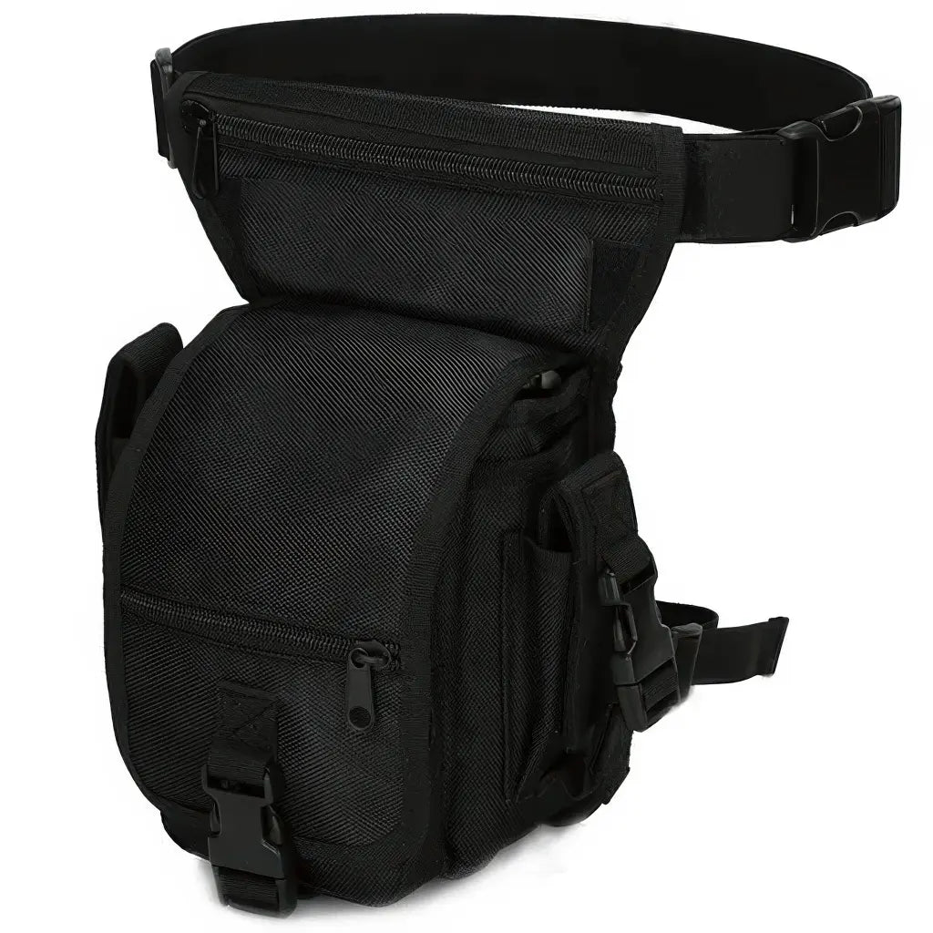 Sacoche de Jambe Militaire Noire