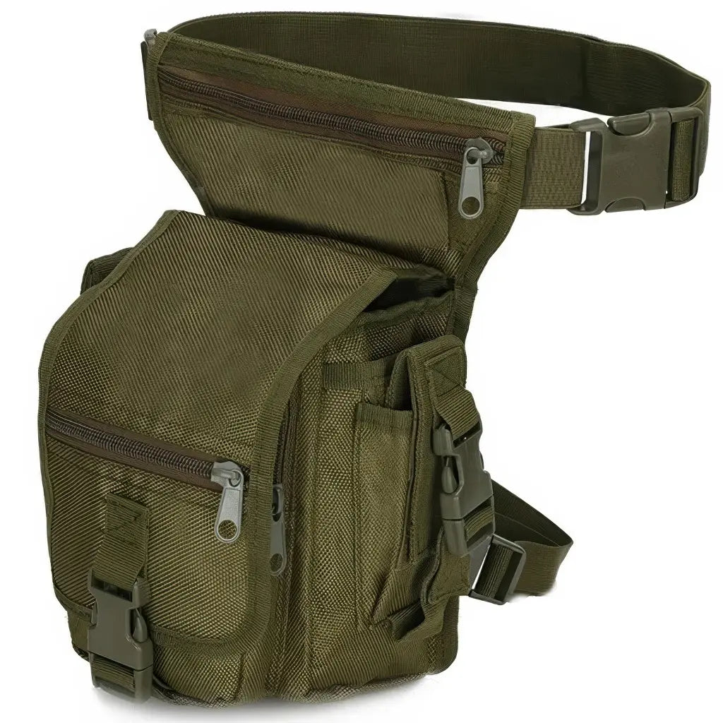 Sacoche de Jambe Militaire Vert