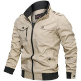 Veste Militaire Homme Coton Beige