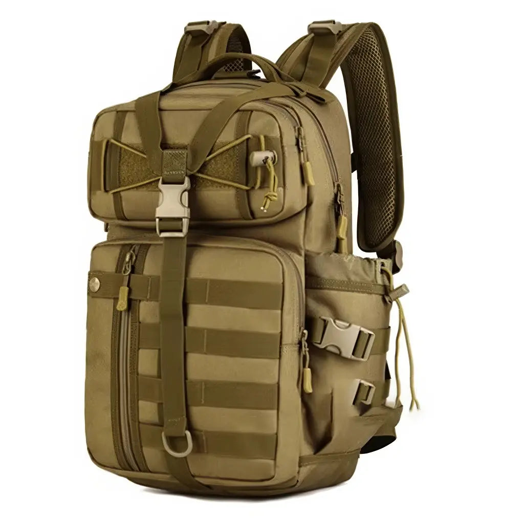 Sac à Dos Style Militaire Marron