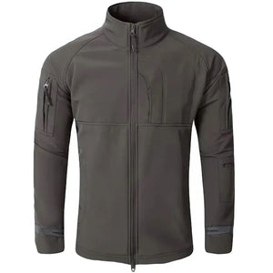 Veste Tactique Homme Hiver Grise