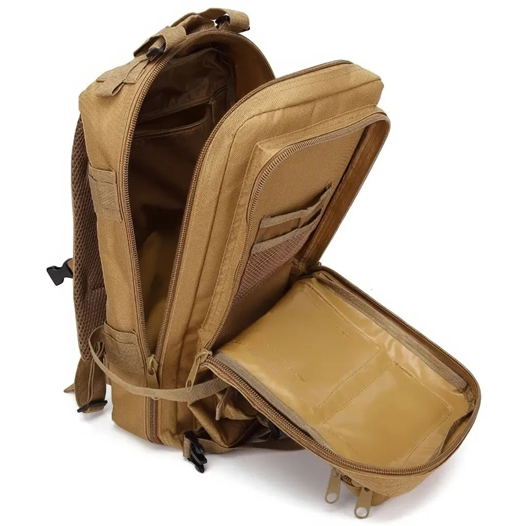 Sac à Dos Militaire Sable Intérieur