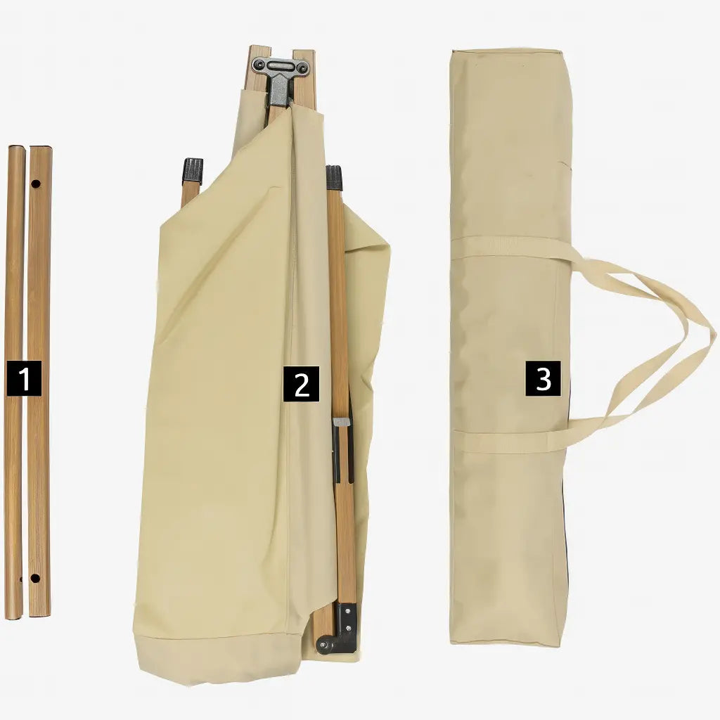 Lit Camp en Bois Militaire