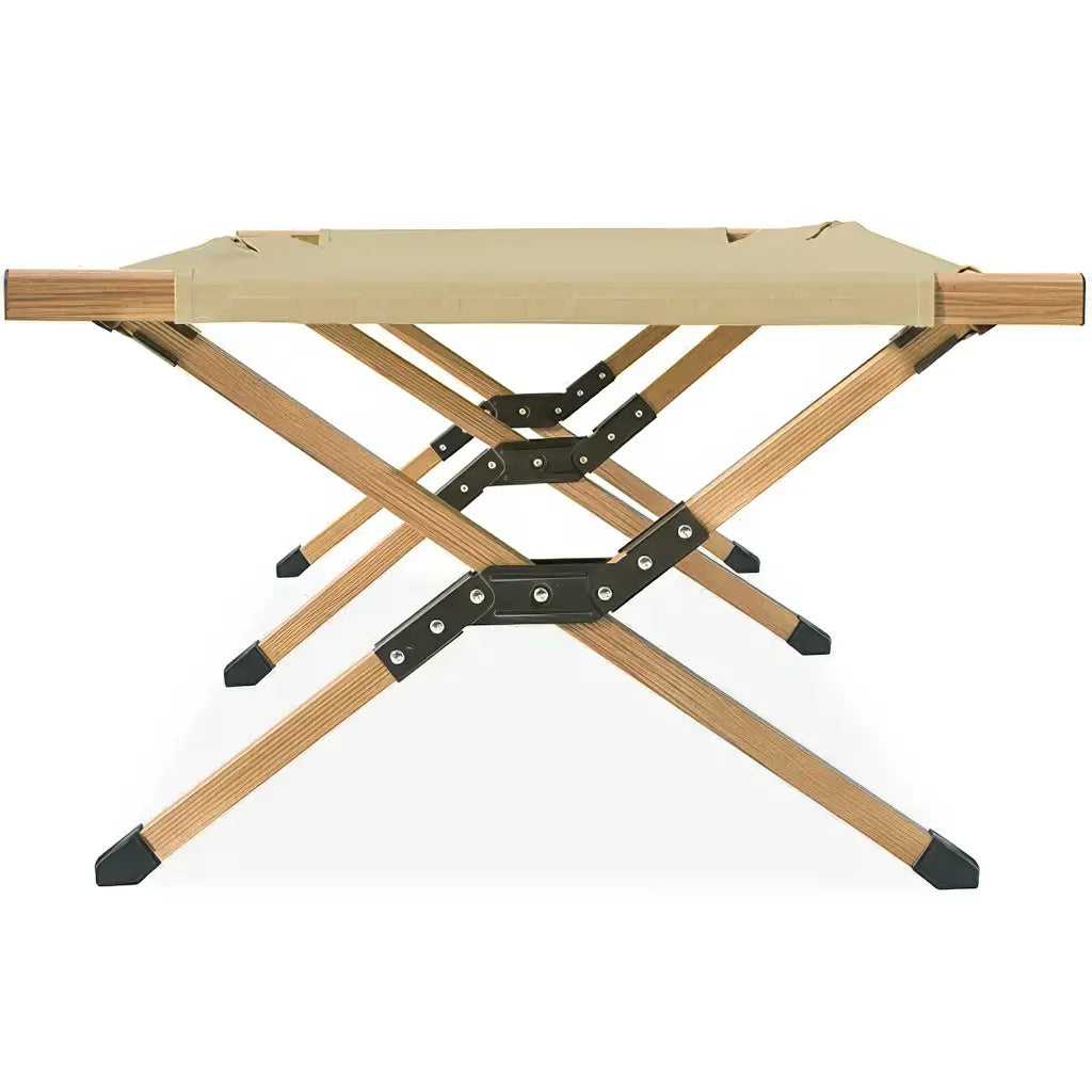 Lit de Camp en Bois Militaire
