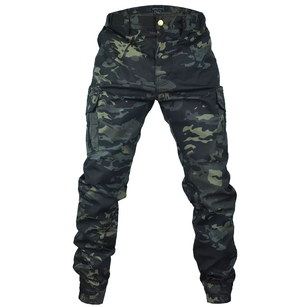Pantalon Homme Treillis Noir