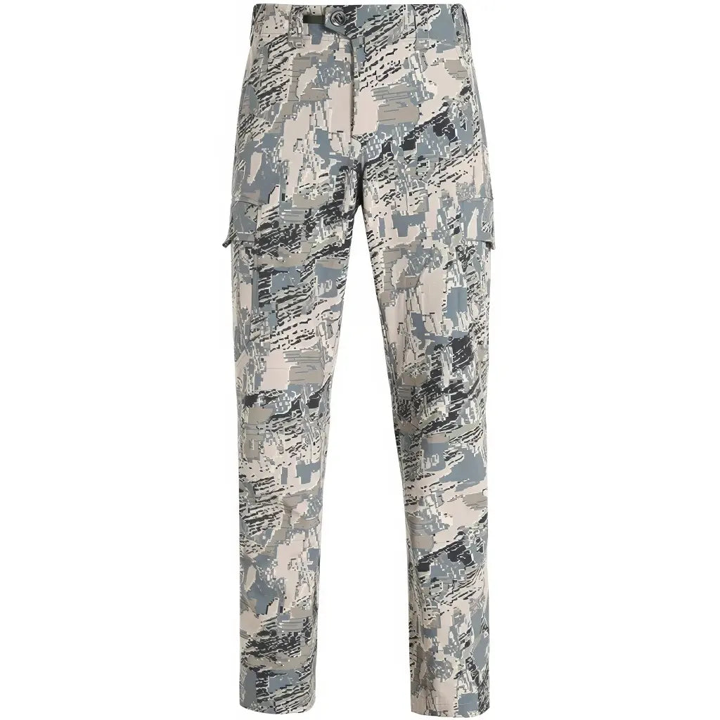 Pantalon Militaire avec Poche Blanc