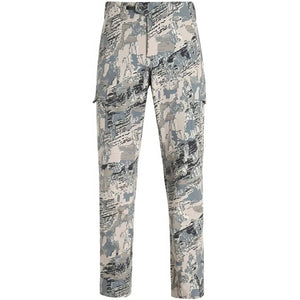 Pantalon Militaire avec Poche Blanc
